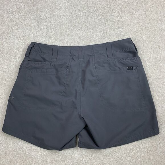 5.11 Tactical Layla Womens Gray Cargo Shorts Size 8 Utility Flex Stretch - Picture 6 of 15